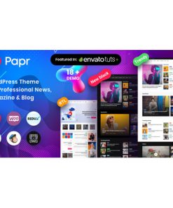 News Magazine Papr News Magazine Wordpress Theme