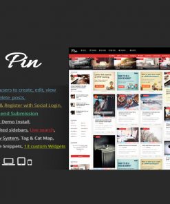 Pin Pinterest Style Personal Masonry Blog Front End Submission