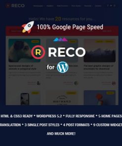 Reco Minimal Theme For Freebies