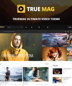 True Mag Wordpress Theme For Video And Magazine