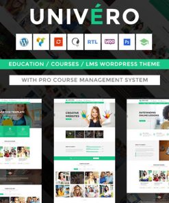 Univero Education Lms Courses Wordpress Theme