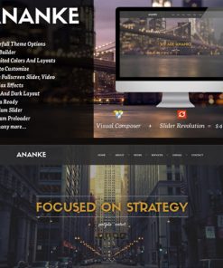 Ananke One Page Parallax Wordpress Theme