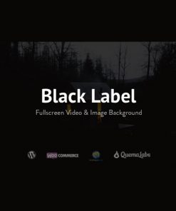 Black Label Fullscreen Video Image Background