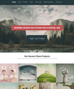 Elegant Themes Vertex Wordpress Theme