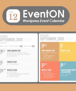 Eventon – Wordpress Event Calendar Plugin