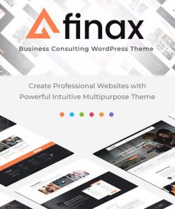 Finax Responsive Business Consulting Wordpress Theme