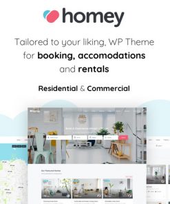 Homey Booking And Rentals Wordpress Theme