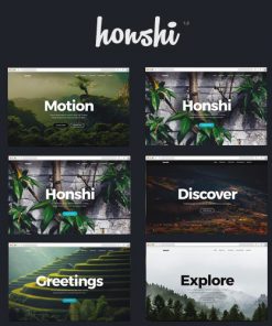 Honshi Wordpress Simple Portfolio Theme