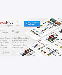 Newsplus News And Magazine Wordpress Theme