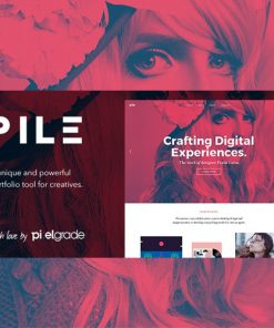 Pile An Uncoventional Wordpress Portfolio Theme