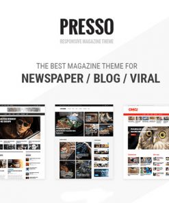 Presso Modern Magazine Newspaper Viral Theme