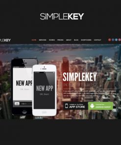 Simplekey One Page Portfolio Wordpress Theme