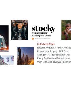 Stocky A Stock Photography Marketplace Theme 