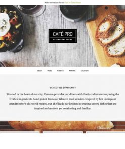 Studiopress Cafe Pro Genesis Wordpress Theme