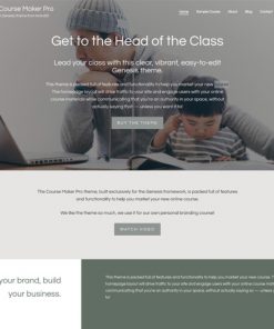 Studiopress Course Maker Pro Genesis Wordpress Theme