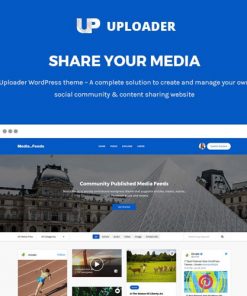 Uploader Advanced Media Sharing Theme