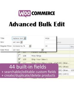 Woocommerce Advanced Bulk Edit