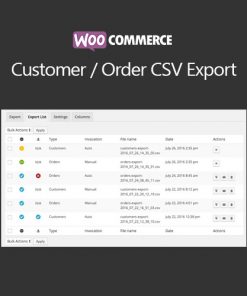 Woocommerce Customer Order Csv Export