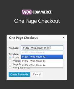 Woocommerce One Page Checkout