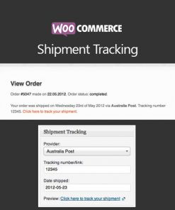 Woocommerce Shipment Tracking