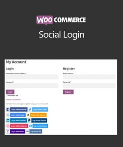 Woocommerce Social Login