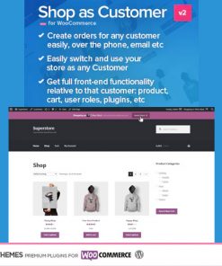 Shop As Customer For Woocommerce