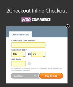 Woocommerce 2checkout Inline Checkout