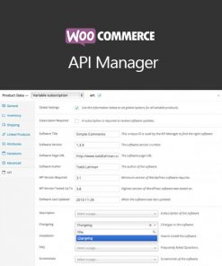 Woocommerce Api Manager