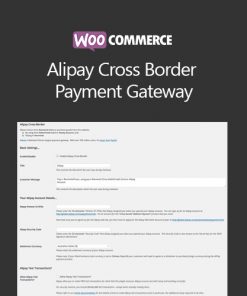 Woocommerce Alipay Cross Border Payment Gateway