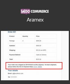 Woocommerce Aramex