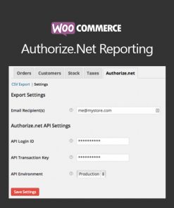 Woocommerce Authorize.net Reporting