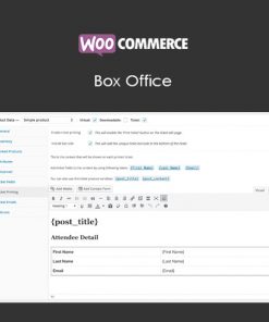 Woocommerce Box Office