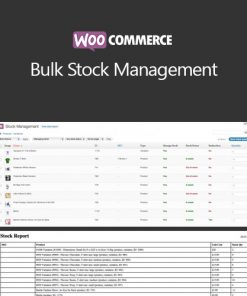 Woocommerce Bulk Stock Management