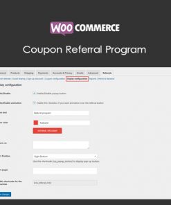 Woocommerce Coupon Referral Program