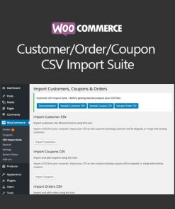 Woocommerce Customer Order Coupon Csv Import Suite