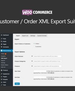 Woocommerce Customer Order Xml Export Suite