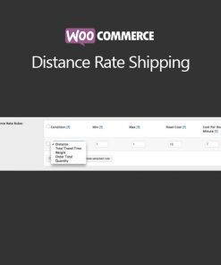 Woocommerce Distance Rate Shipping