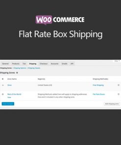 Woocommerce Flat Rate Box Shipping