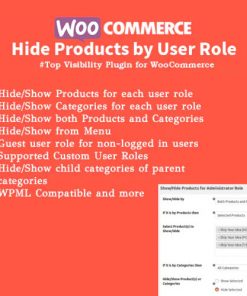 Woocommerce Hide Products By User Roles