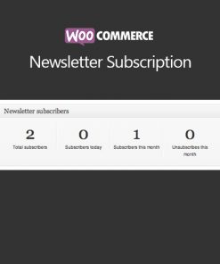 Woocommerce Newsletter Subscription