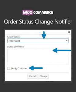 Woocommerce Order Status Change Notifier