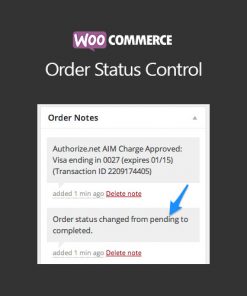 Woocommerce Order Status Control