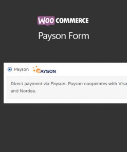 Woocommerce Payson Form