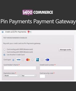 Woocommerce Pin Payments Payment Gateway