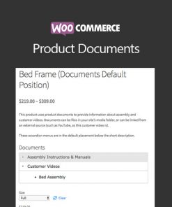 Woocommerce Product Documents