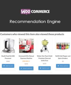 Woocommerce Recommendation Engine