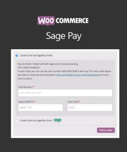 Woocommerce Sagepay Form Sagepay Direct