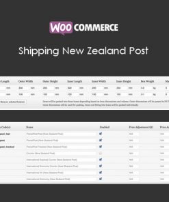 Woocommerce Shipping New Zealand Post