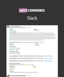 Woocommerce Slack