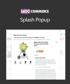 Woocommerce Splash Popup